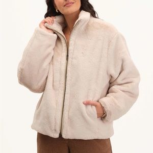 Elie by Elie Tahari Faux Fur Jacket